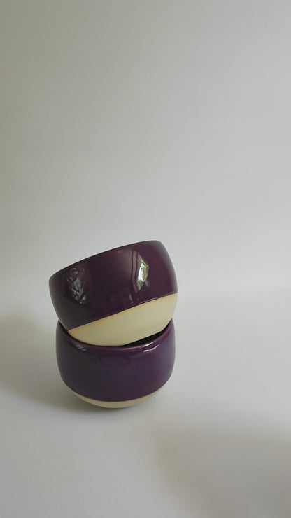 Becher Lila/Aubergine